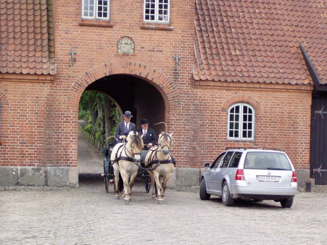 bryllupskørsel  til Steensgård gods